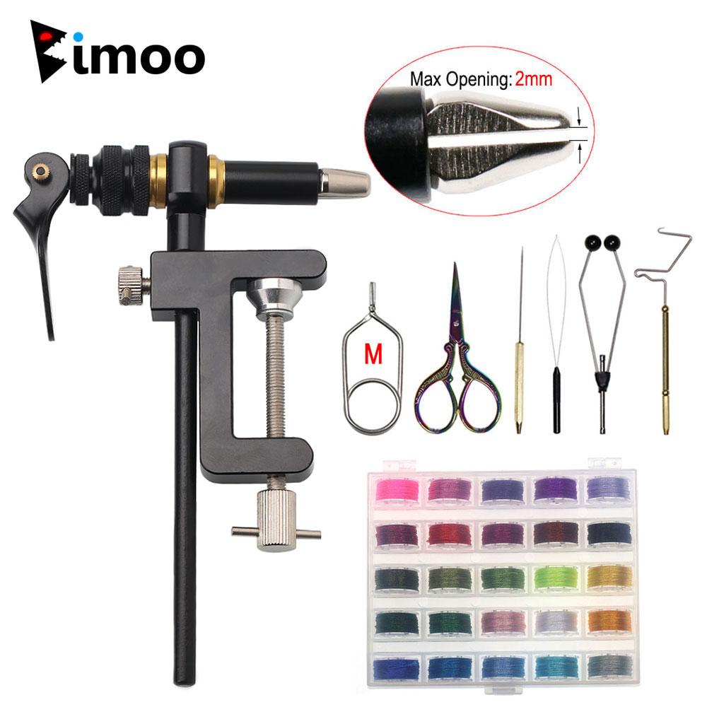 Fishing Lure Making Kit - Bimoo-360 ° 회전 C-클램프 플라이 타이