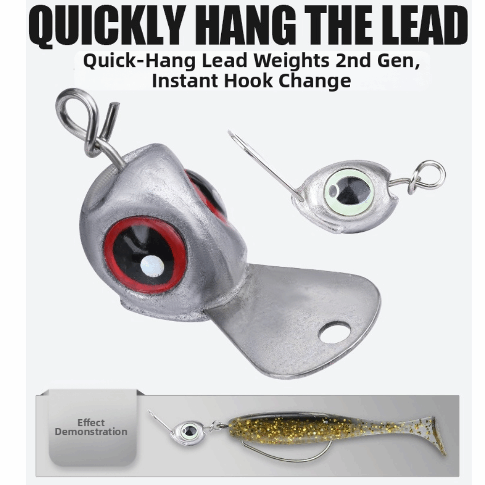 Fishing Lure Jig - 10개입 지그 헤드 루어 텅 플레이트