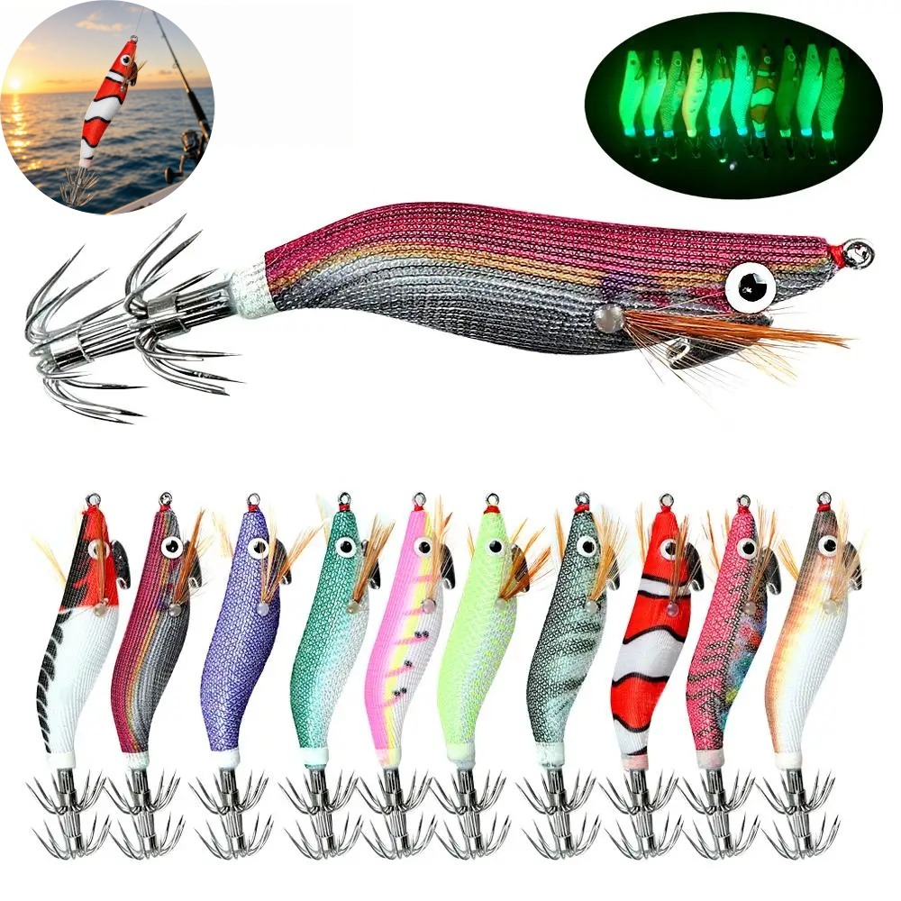 발광 오징어 지그 루어 인조 새우 낚시 루어 문어 갑오 - Fishing Lure Jig 리뷰 및 가격
