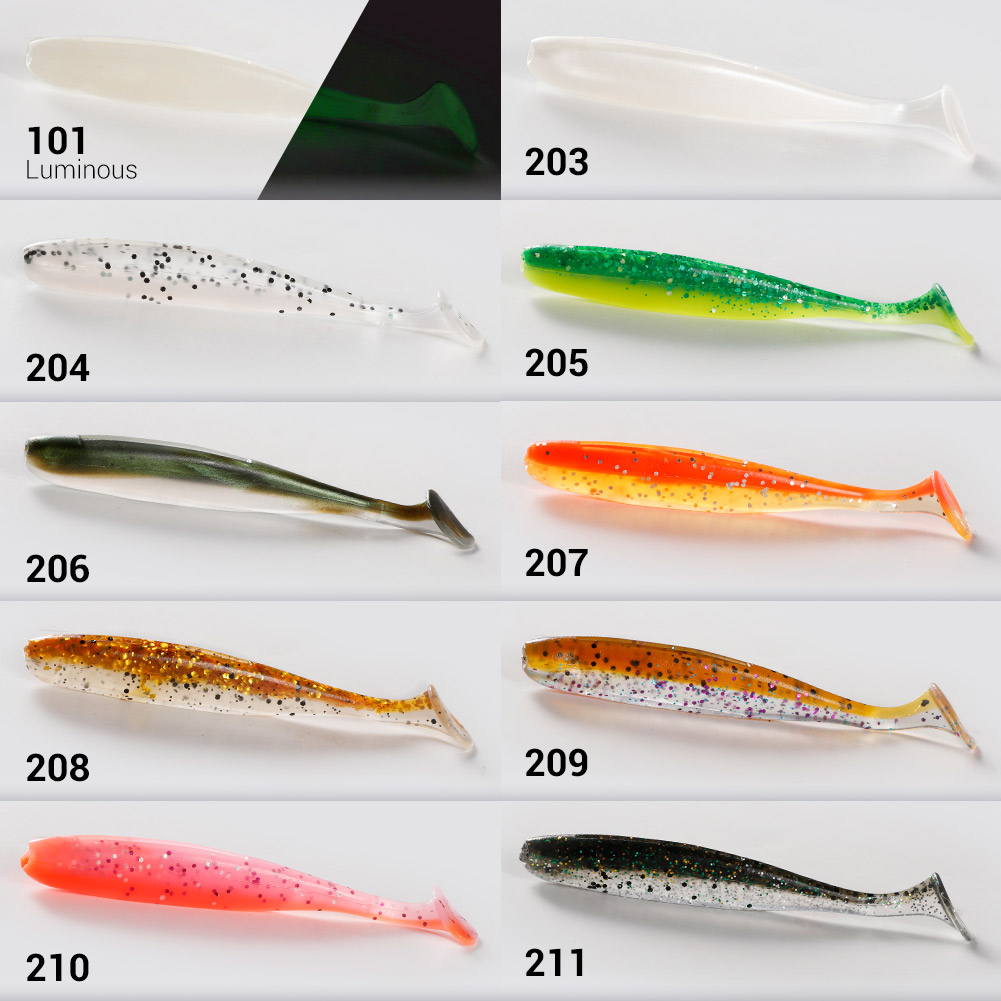 Noeby 이지 샤이너 실리콘 샤드 낚시 소프트 미끼, - Fishing Lure Soft Plastic 리뷰 및 가격