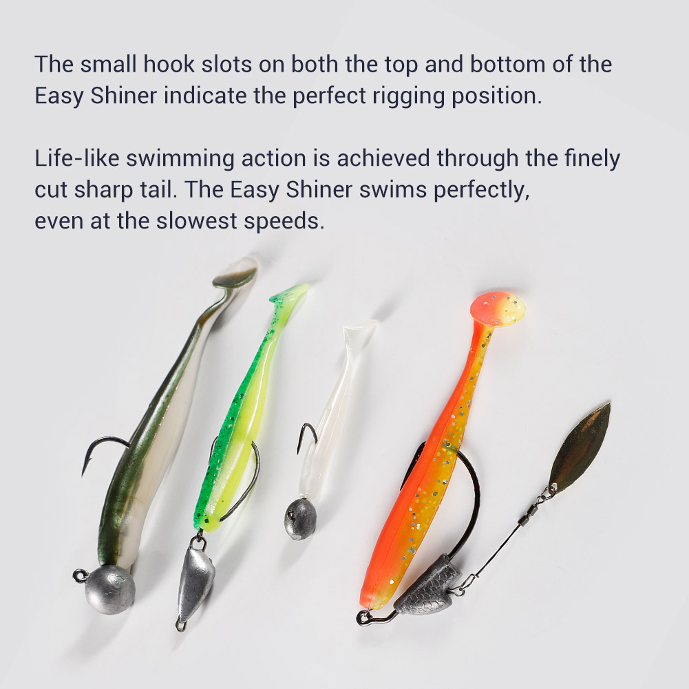 Noeby 이지 샤이너 실리콘 샤드 낚시 소프트 미끼, - Fishing Lure Soft Plastic 리뷰 및 가격