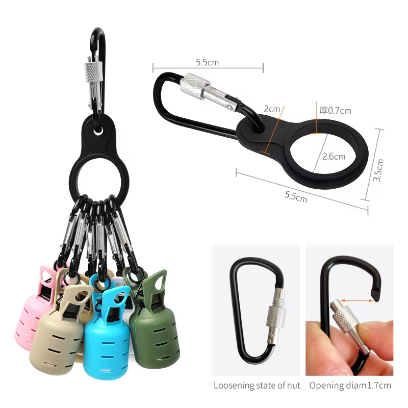 6개의 다채로운 오징어 지그 훅 캡 보호 키트(카라비너 - Fishing Lure Making Kit 리뷰 및 가격