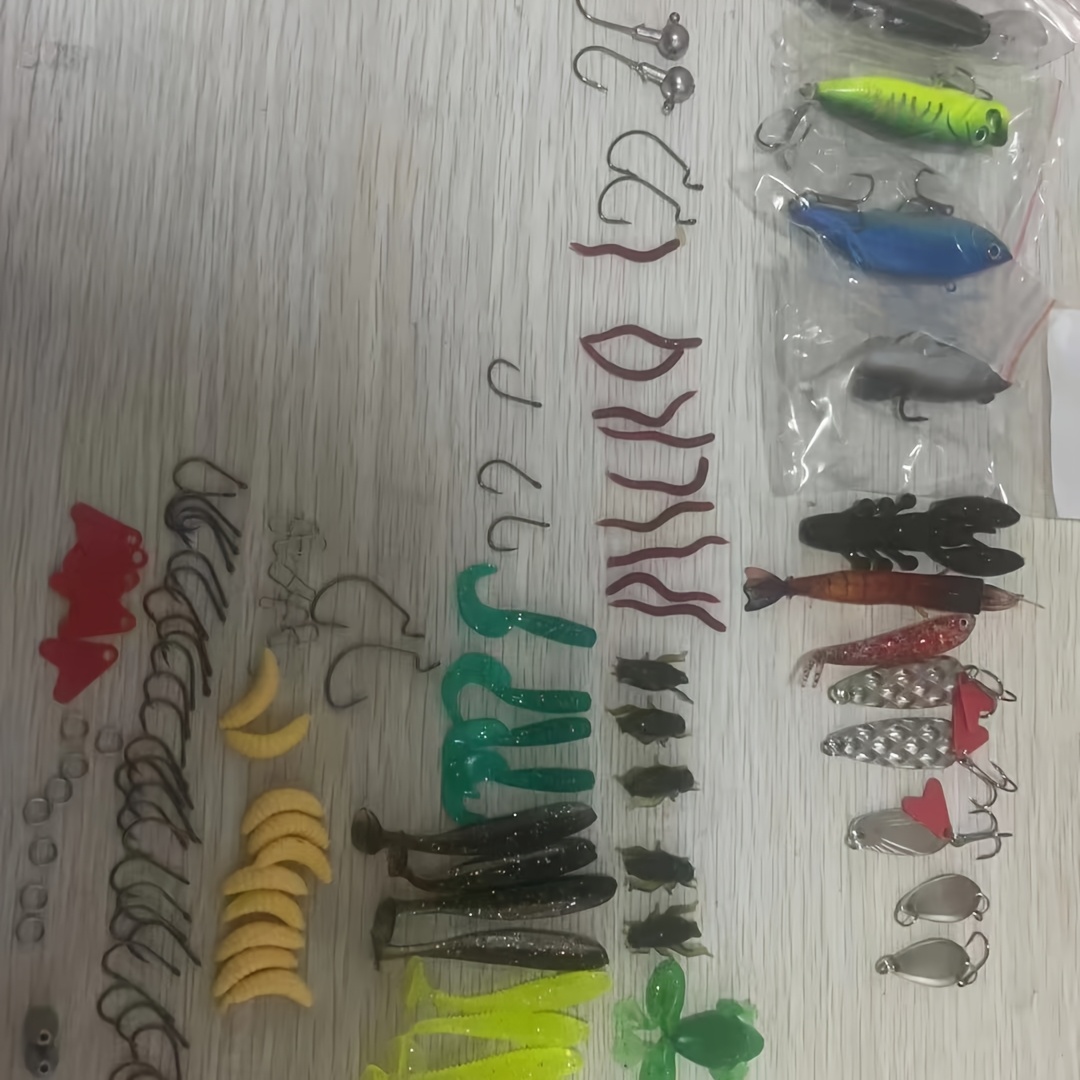 133개 프리미엄 낚시 미끼 세트, 낚시 장비 및 용품 - Fishing Lure Jig 리뷰 및 가격