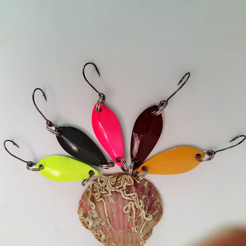 새로운 미니 낚시 미끼 3cm 3g 숟가락 금속 미끼  - Fishing Lure Accessories 리뷰 및 가격