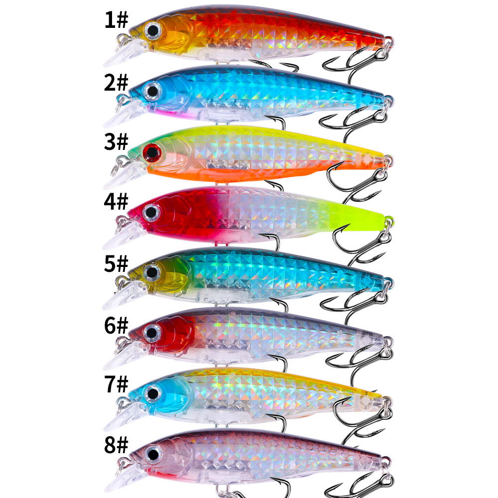 1pc 미노우 낚시 미끼 세트 9cm/3.54in 9. - Fishing Lure Jerkbait 리뷰 및 가격