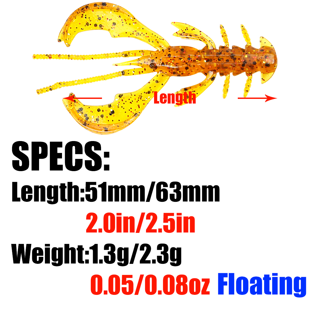 피크 51mm/63mm 플로팅 크레이지 루어 소프트 루 - Fishing Lure Soft Plastic 리뷰 및 가격