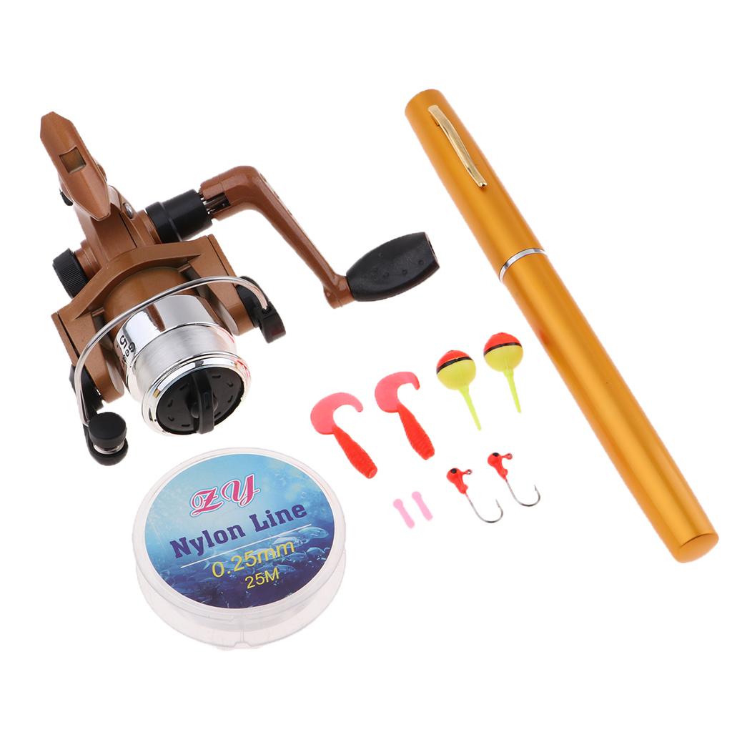 미니 휴대용 포켓 낚싯대 텔레스코픽 폴 스피닝 릴 라인 - Fishing Lure Jig 리뷰 및 가격