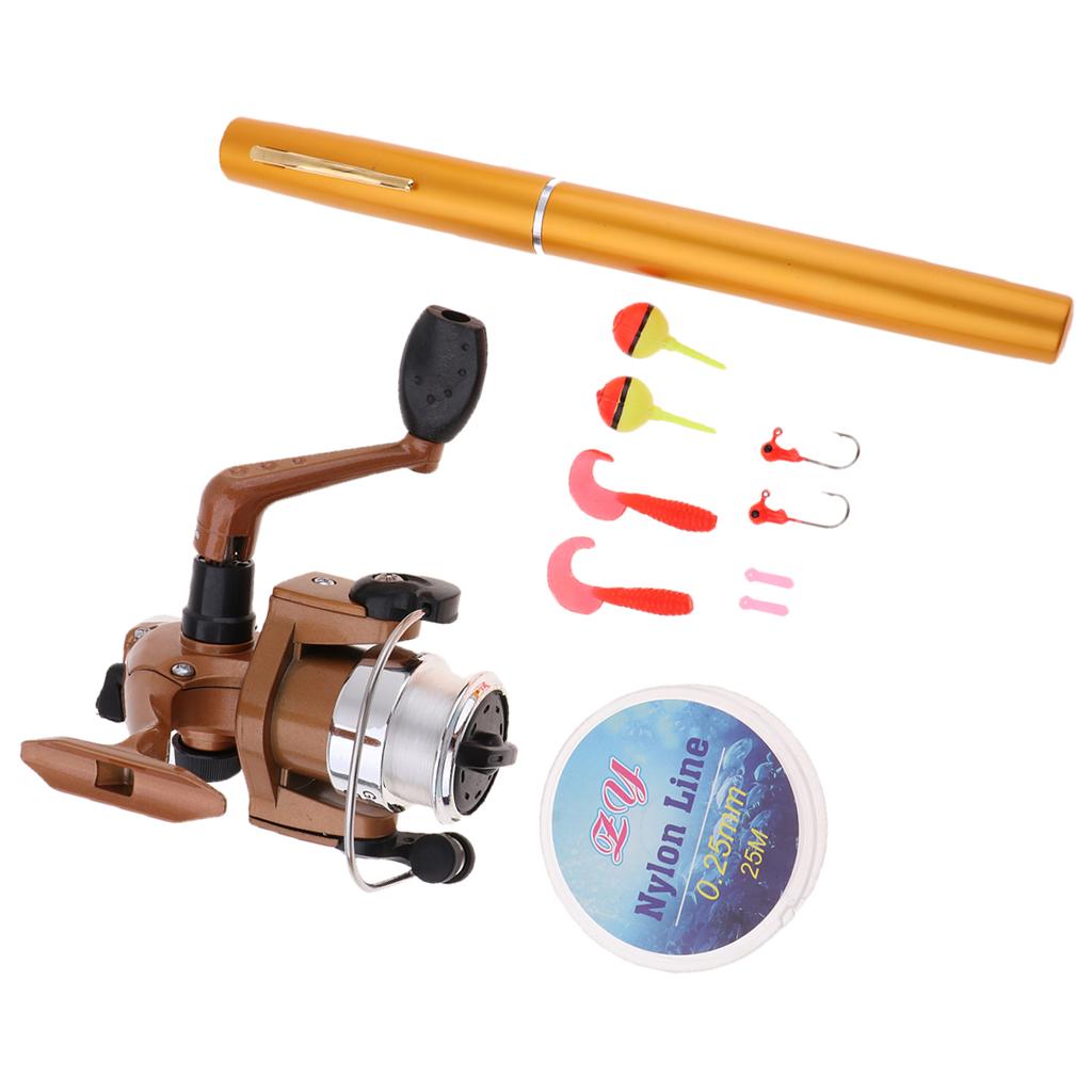 미니 휴대용 포켓 낚싯대 텔레스코픽 폴 스피닝 릴 라인 - Fishing Lure Jig 리뷰 및 가격
