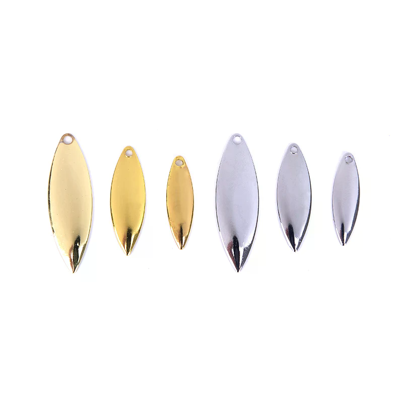50개 윌로우 스피너 블레이드 매끄러운 마감, DIY  - Fishing Lure Blade Bait 리뷰 및 가격