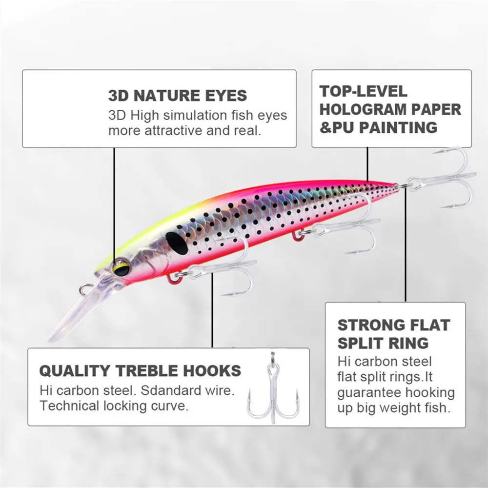 GREENSPIDER 헤비 웨이트 미노우 110mm 싱 - Fishing Lure Jerkbait 리뷰 및 가격
