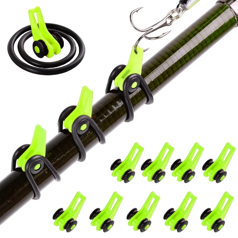 10개/몫 낚싯대 폴 후크 키퍼 - 안전하고 쉬운 낚시 - Fishing Lure Jig 리뷰 및 가격