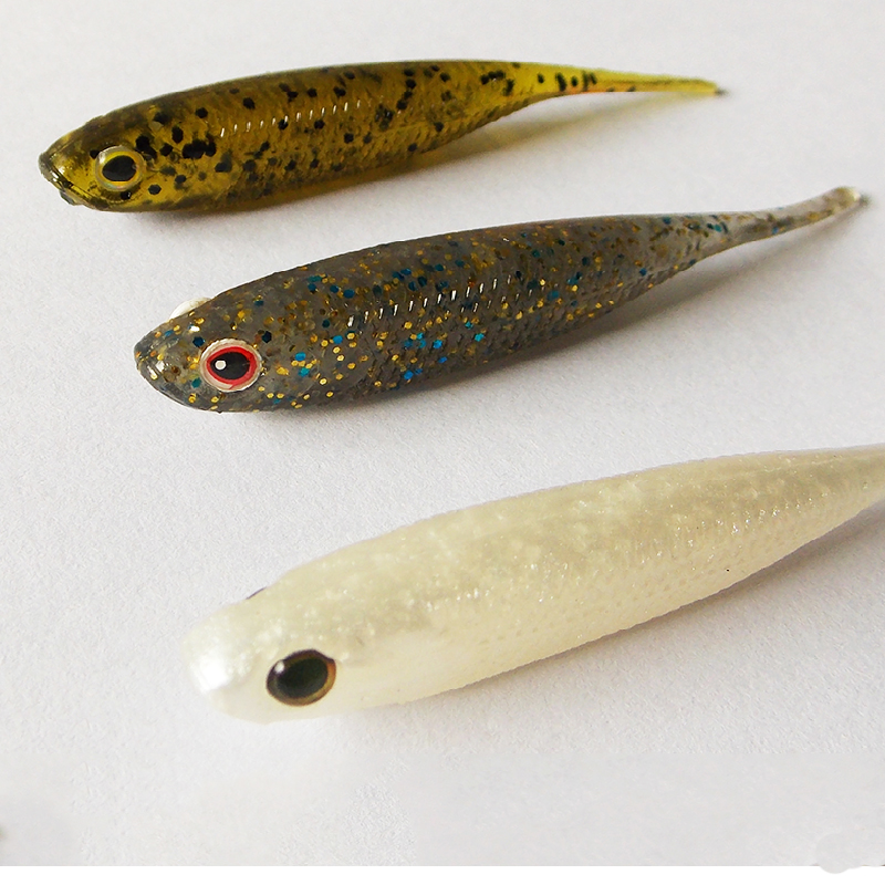 ESFISHING I 광택 쉐드 10pcs 70mm 3 - Fishing Lure Soft Plastic 리뷰 및 가격