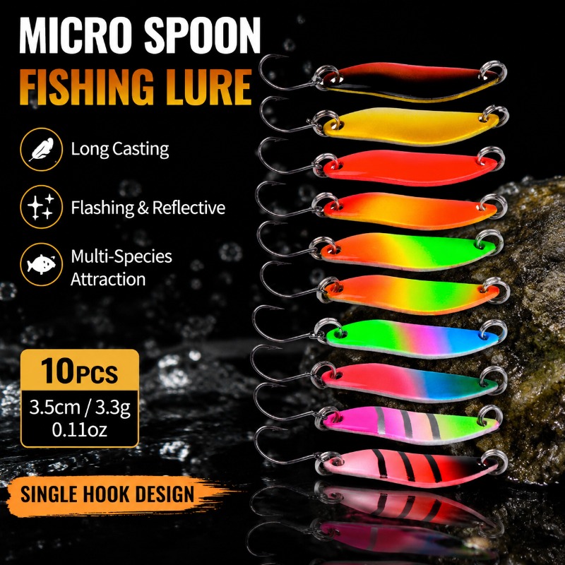 마이크로 낚시 루어 금속 스푼 베이트 3cm 3.5cm - Fishing Lure Blade Bait 리뷰 및 가격