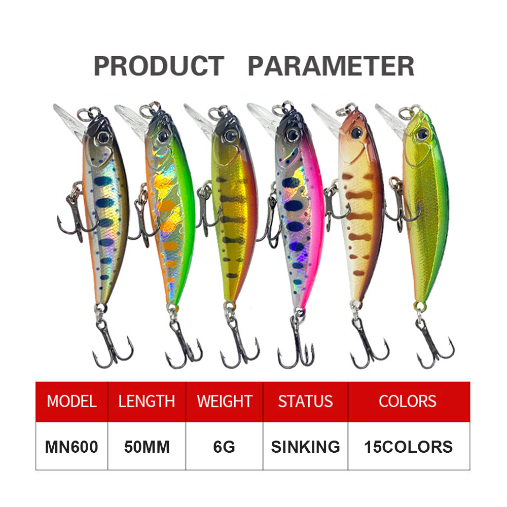 5cm 6g 낚시 미끼 싱킹 마이크로 미노우 워블러 인 - Fishing Lure Jerkbait 리뷰 및 가격